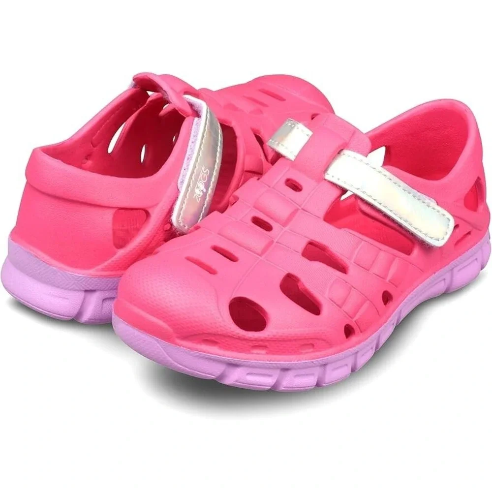 Zoogs Rene Kids Pink EVA Water Sandals Sport Shoes Girls Size 1 Little Kid